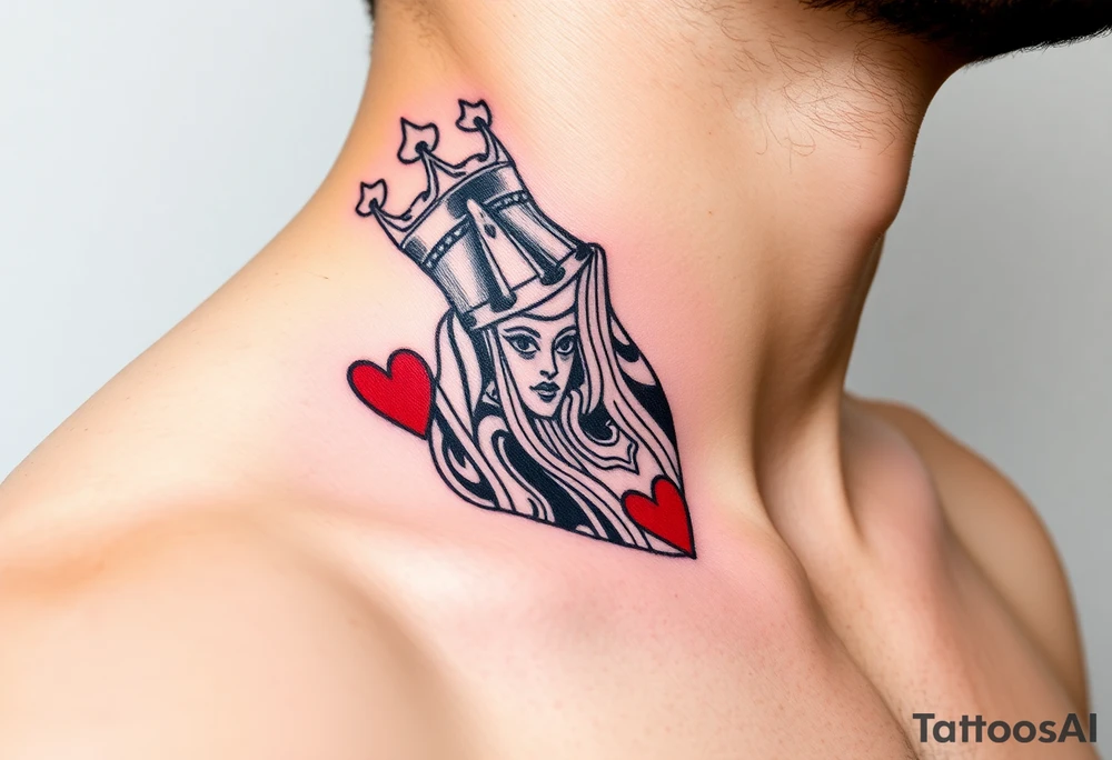 king of hearts tattoo idea