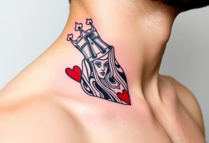 king of hearts tattoo idea