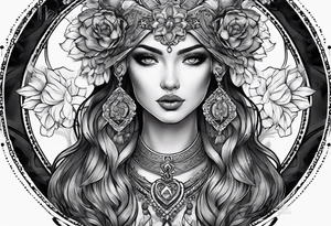 Women's Genetalia tattoo idea