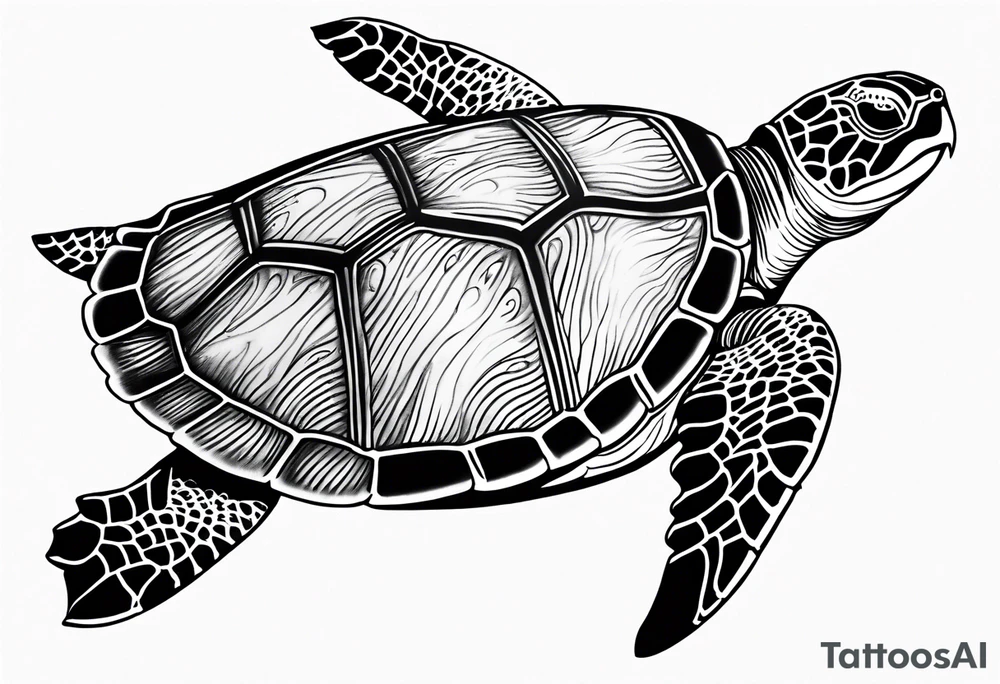 sea turtle tattoo idea