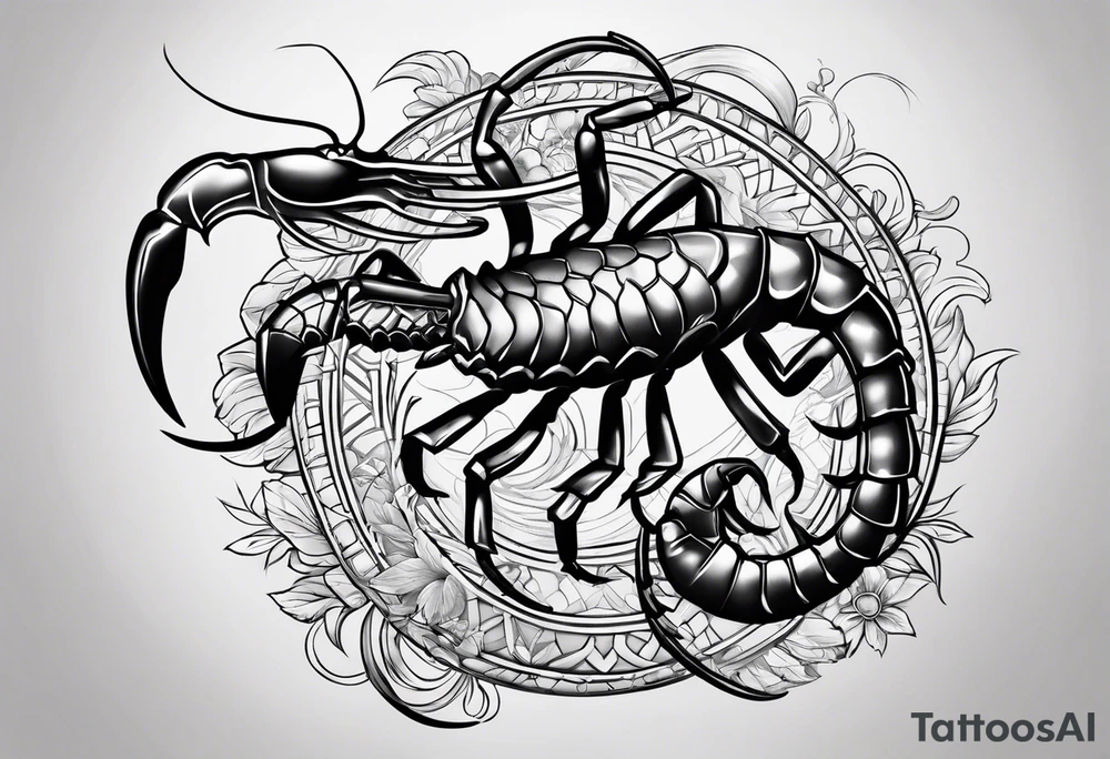 scorpion tattoo idea