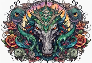Eldritch beasts tattoo idea