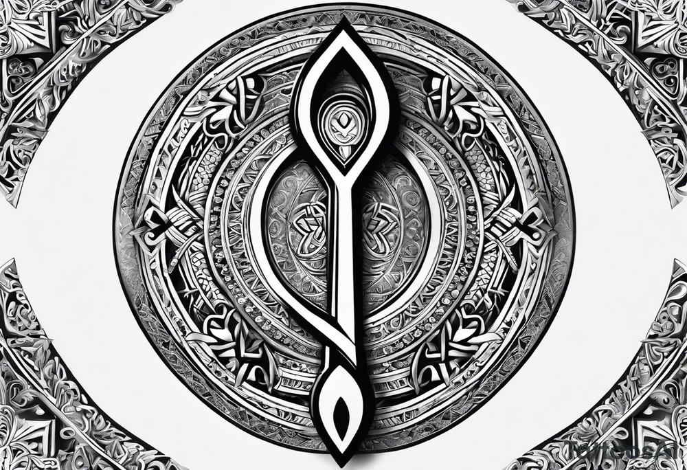 ankh for maori tattoo idea
