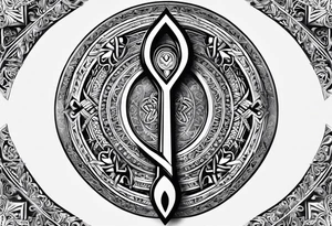 ankh for maori tattoo idea