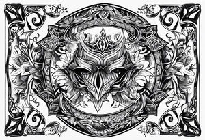 Nordic hunter tattoo idea