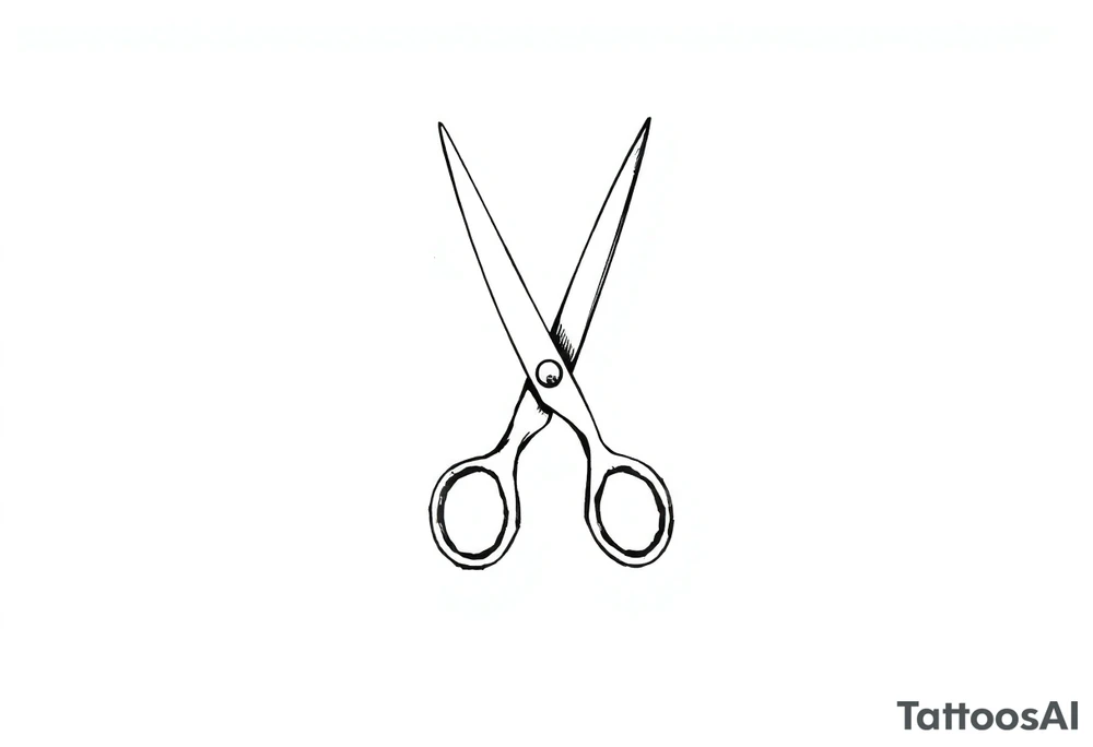 Scissors tattoo idea