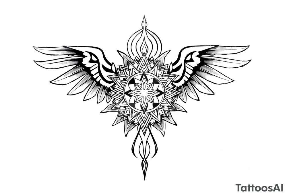 spiritual tattoo idea