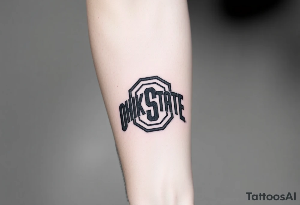 Ohio state  buckeye football tattoo idea