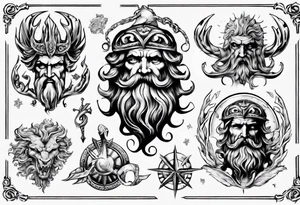 Poseidon tattoo idea
