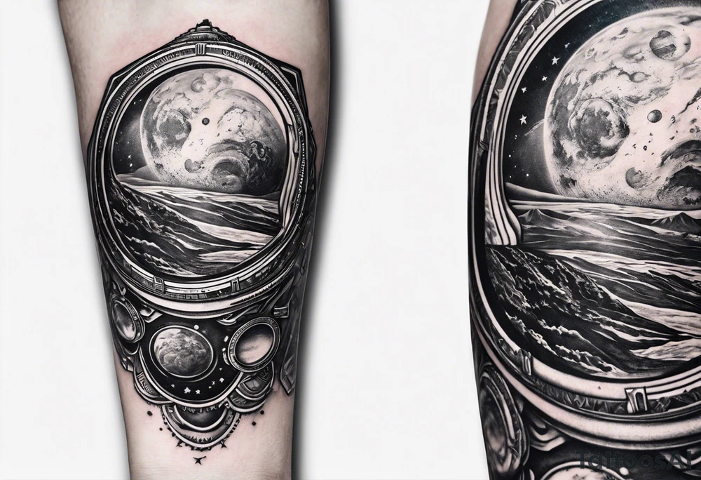 Nasa photos tattoo idea