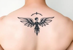 Aquarius theme elegant and feminine small tattoo idea