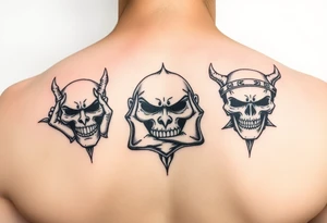 See no evil, hear no evil, speak no evil tattoo idea