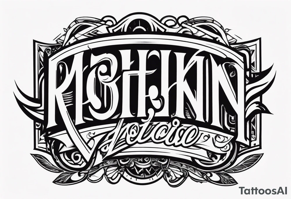 rocker tattoo idea