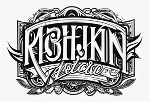 rocker tattoo idea