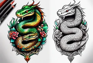 Snake tattoo idea