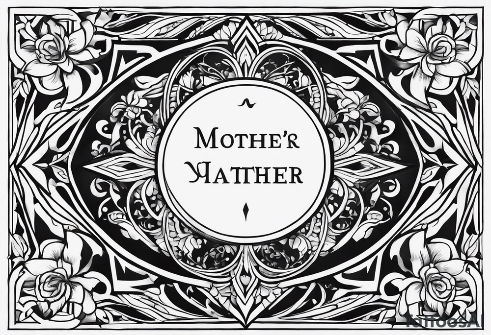 I want to combine elements that represent my mother's last name, which originates from Lebanon, and my father's last name which is German tattoo idea