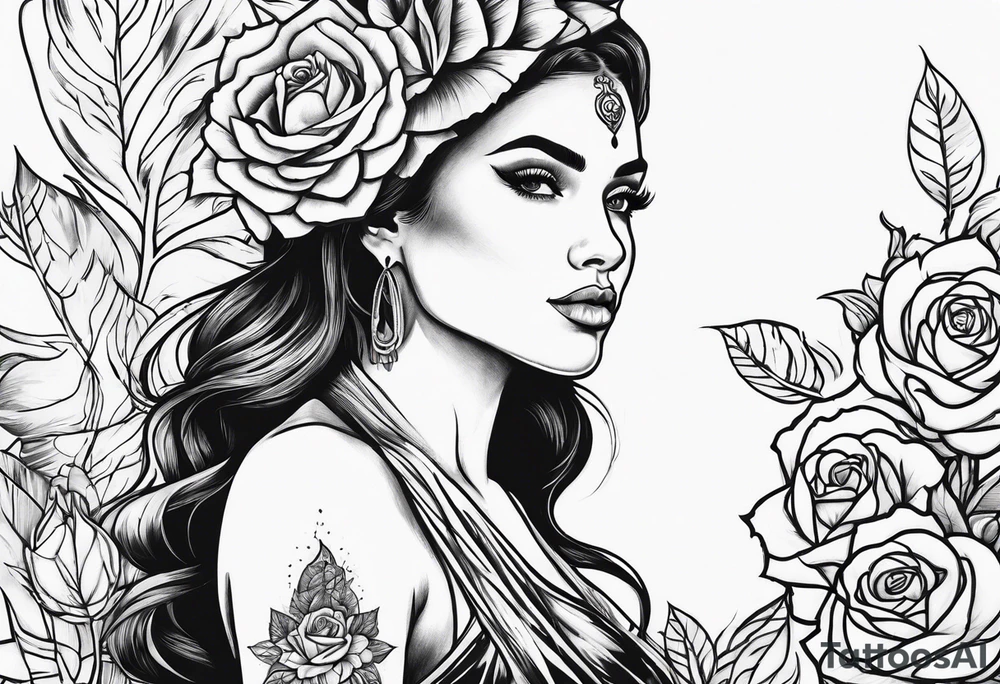 Rosa, mulher mandrake tattoo idea