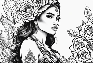 Rosa, mulher mandrake tattoo idea