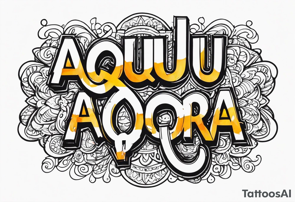 "aqui y ahora" message tattoo idea