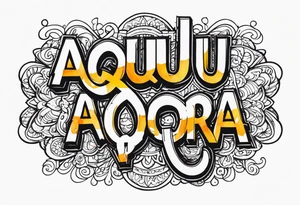 "aqui y ahora" message tattoo idea