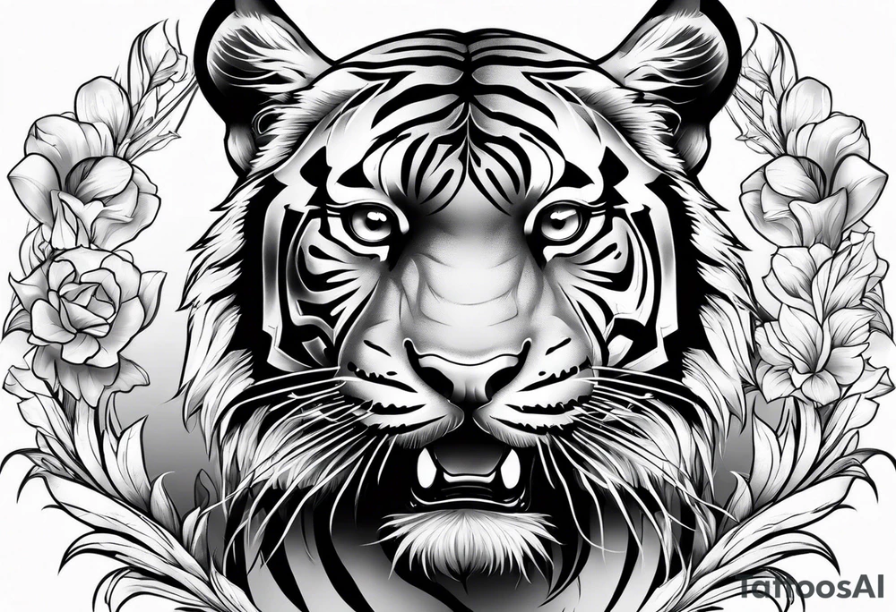 tiger tattoo idea