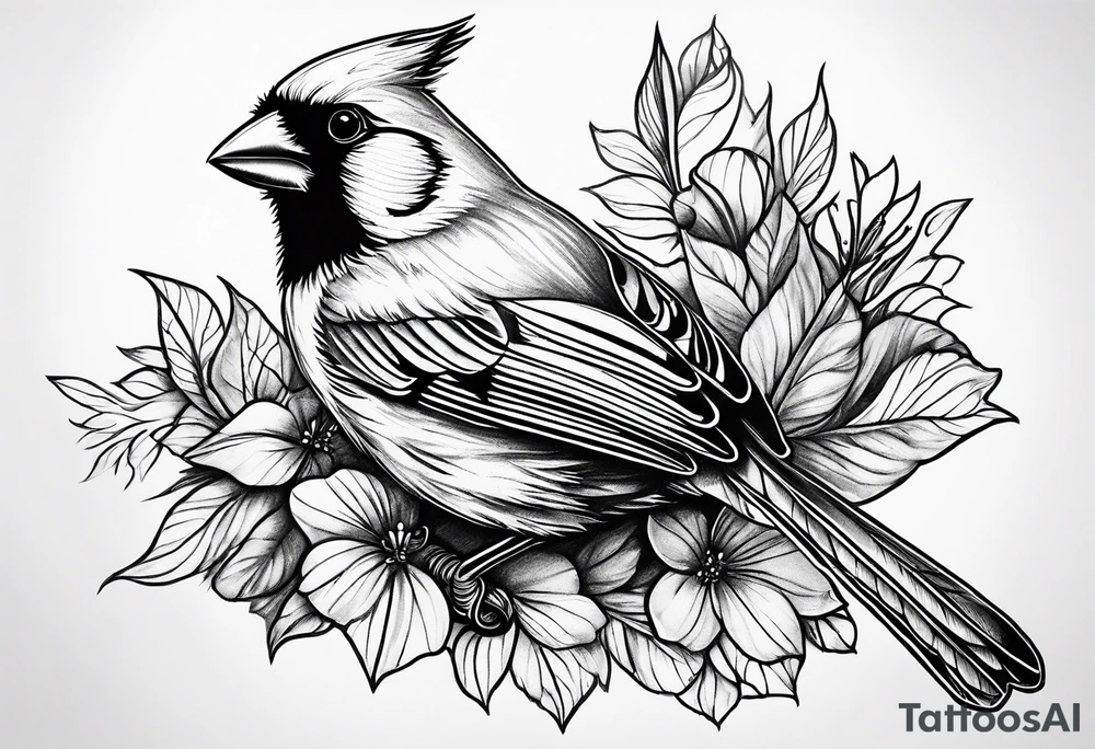 Cardinal tattoo idea