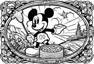 Jesus Christ
Is jackhammering Mickey Mouse in the doo-doo hole
With a lawn dart as Garth Brooks gives birth to something
Resembling a cheddar cheese log with almonds on Santa Claus's tummy-tum tattoo idea
