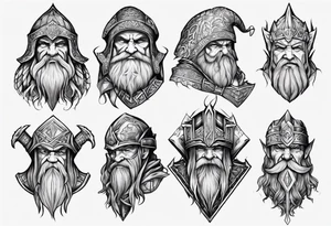 Dwarven tattoo idea