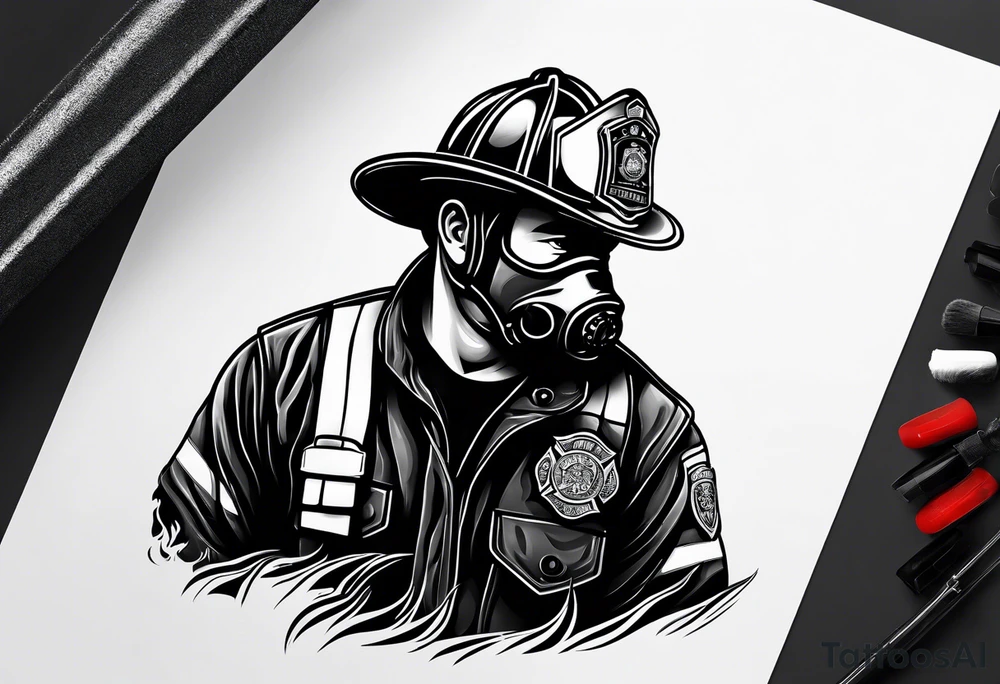 Firefighter tattoo idea