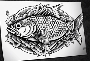 traditional coyfish tattoo tattoo idea