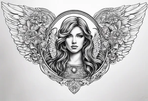 angel's halo tattoo idea