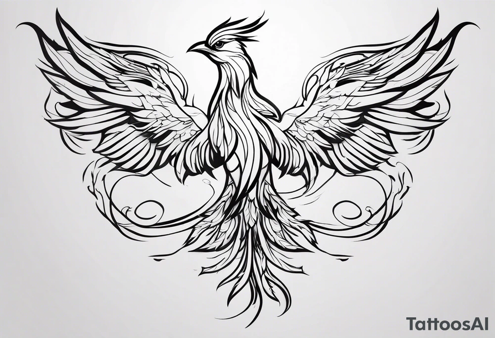 Phoenix tattoo idea