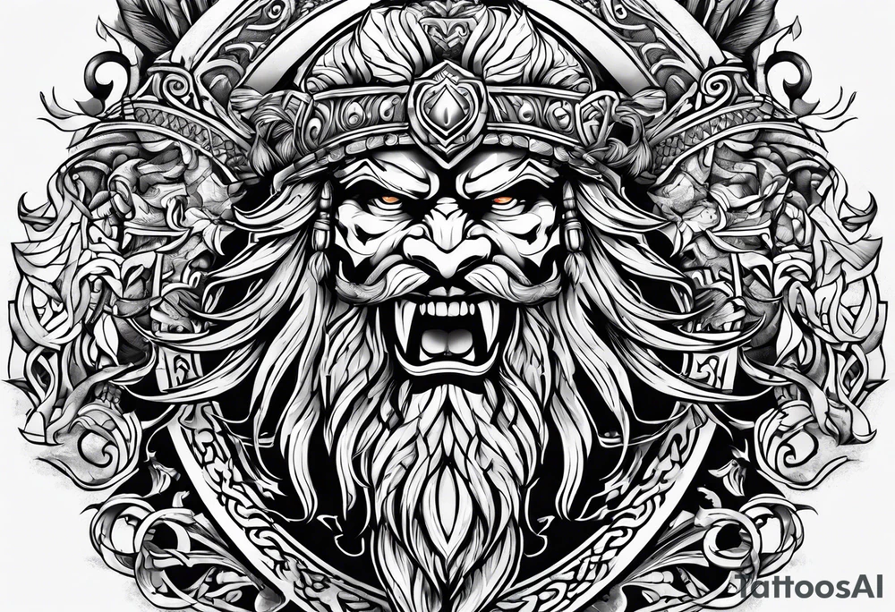 VICTORY OR VALHALLA tattoo idea