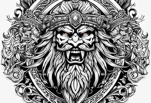 VICTORY OR VALHALLA tattoo idea