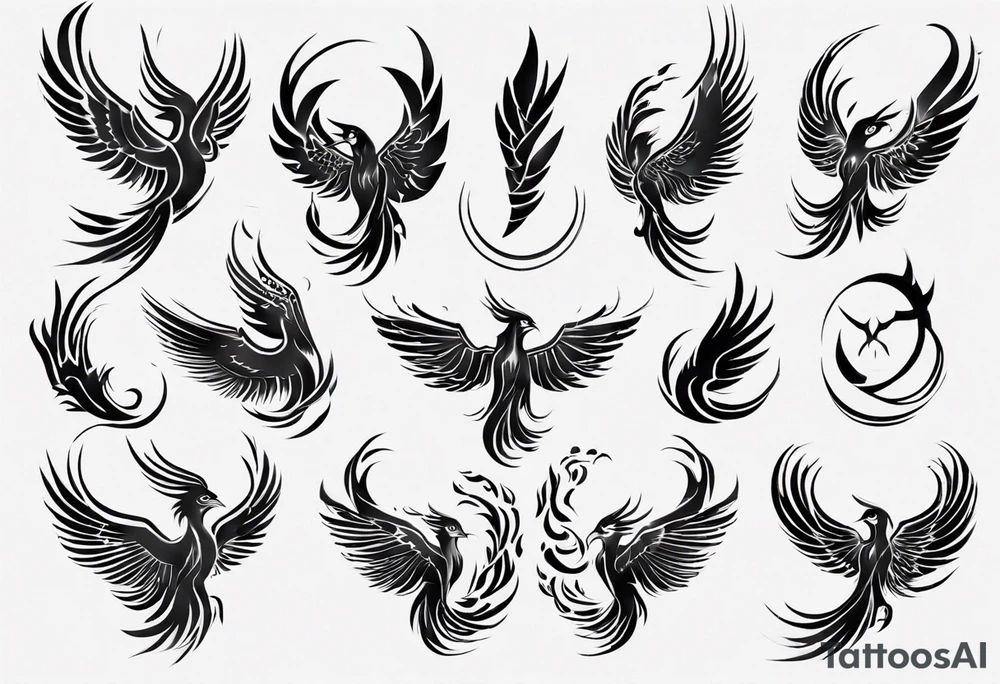 Phoenix tattoo idea