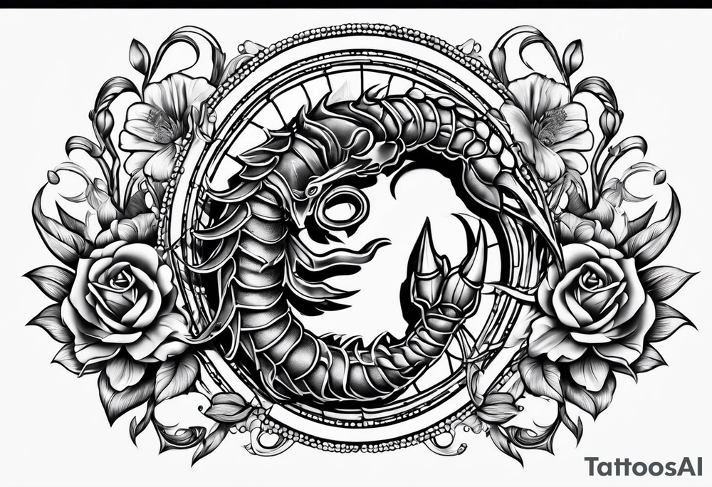 scorpio tattoo idea
