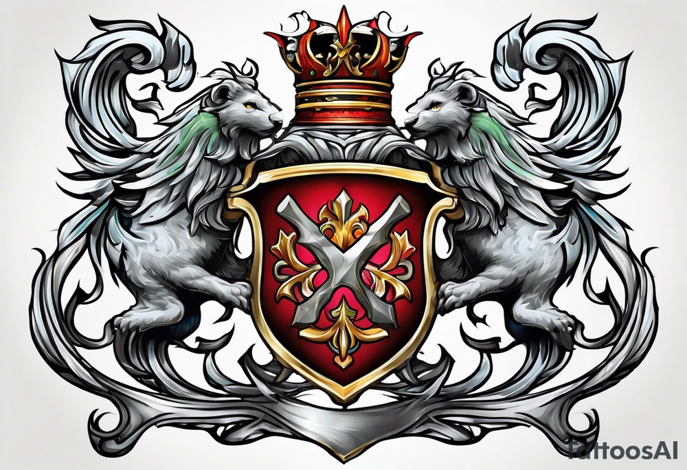 Coat of arms tattoo idea