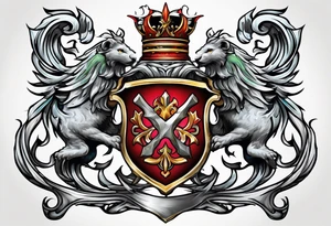 Coat of arms tattoo idea
