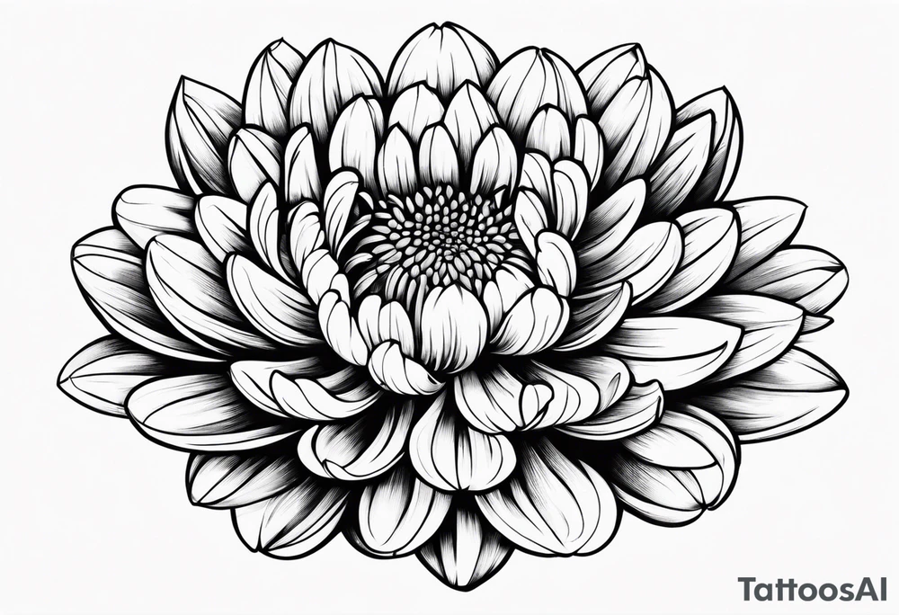 Chrysanthemums tattoo idea