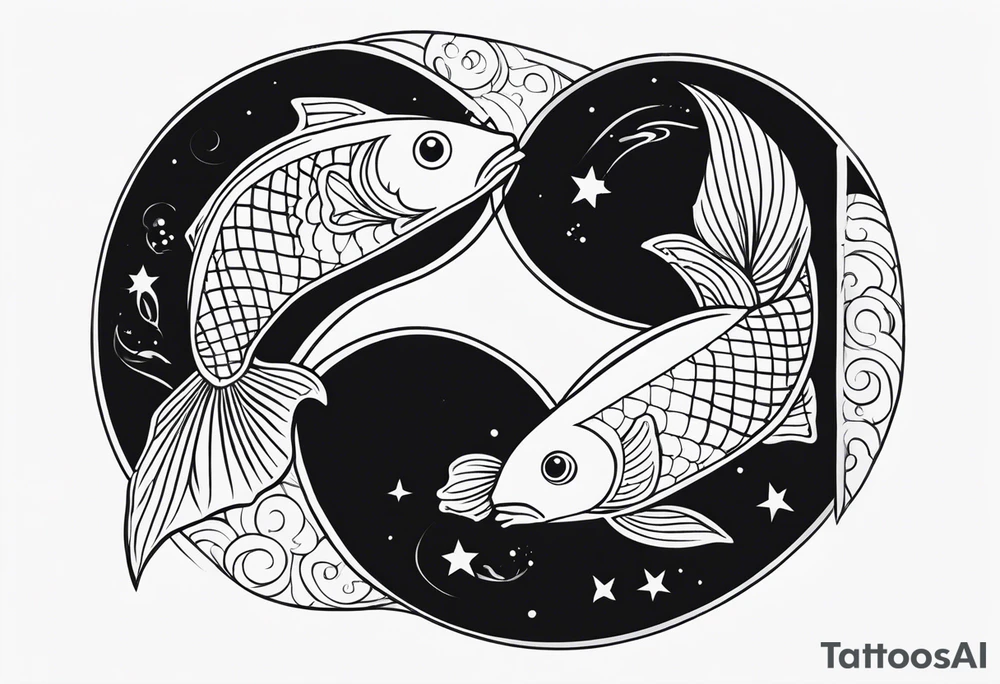 pisces tattoo idea