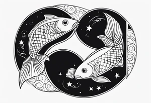 pisces tattoo idea