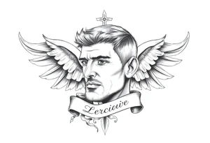 Memorial brother Dennis 24-01-12 tattoo idea