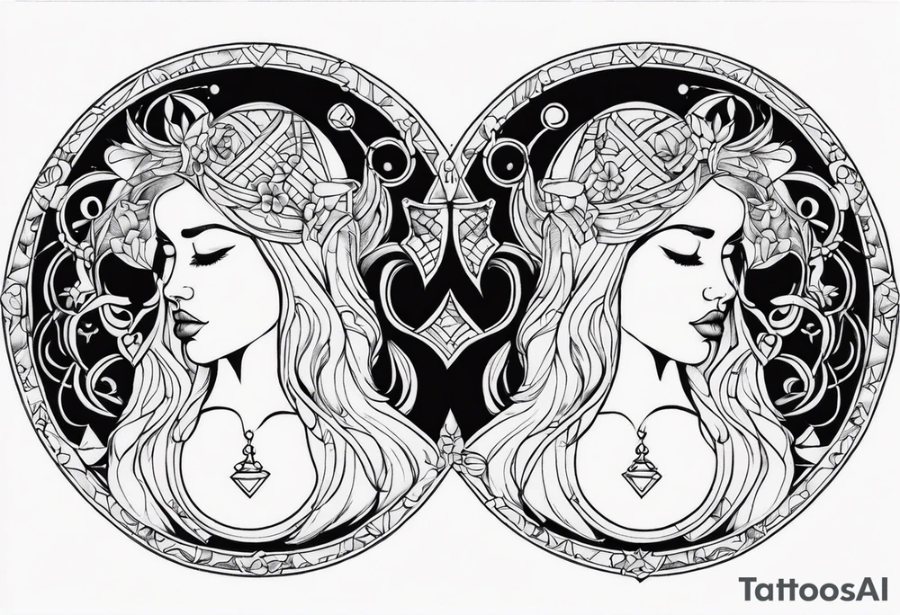 Gemini tattoo tattoo idea