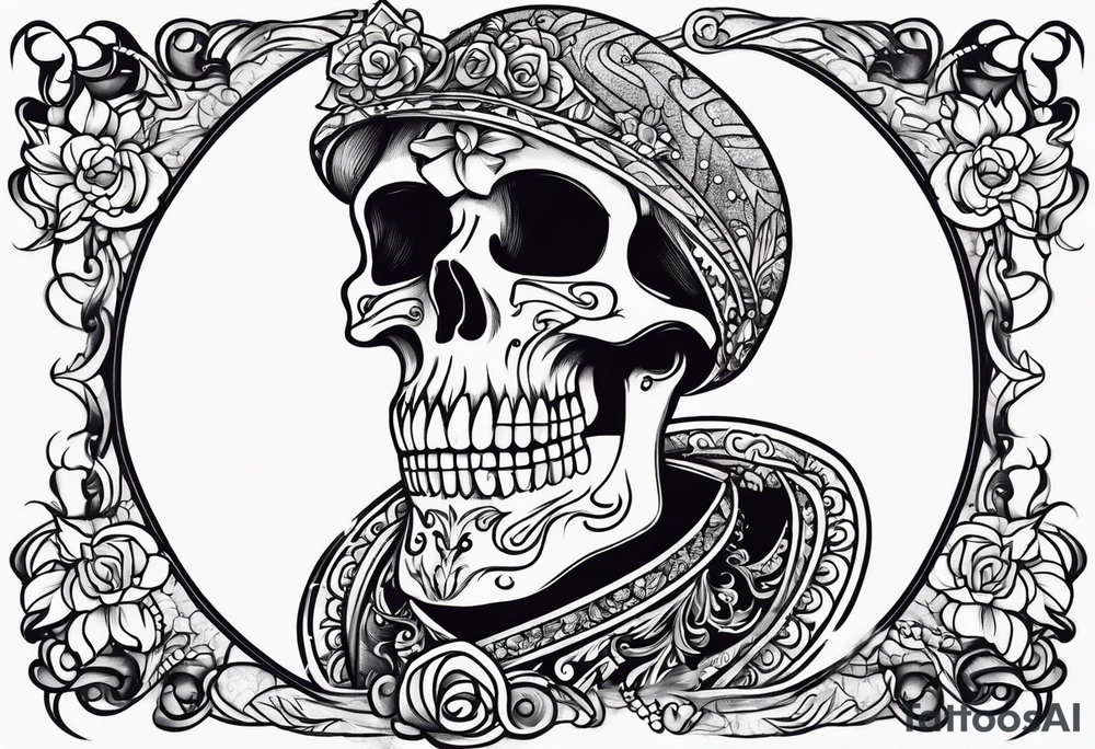 skeleton tattoo idea