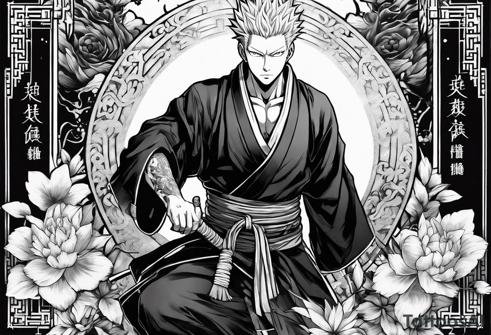 jujutsu kaisen tarot card tattoo idea