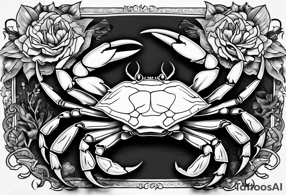 Crabs chicano tattoo idea
