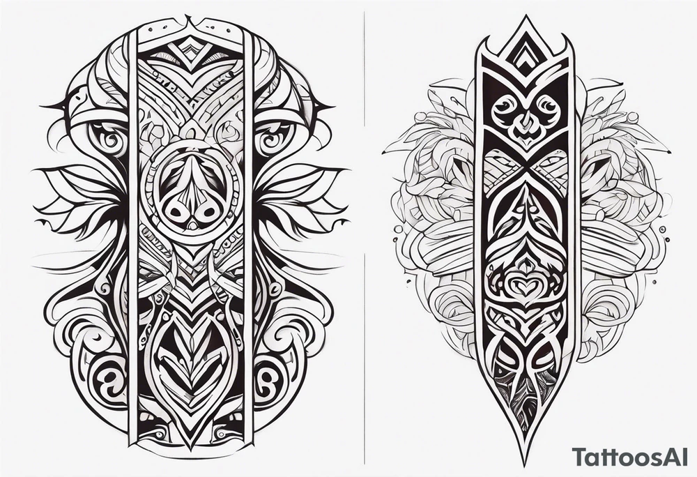 maori tribal  spine tattoo tattoo idea