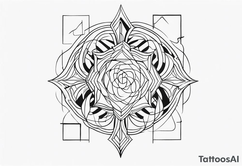 abstract tattoo idea