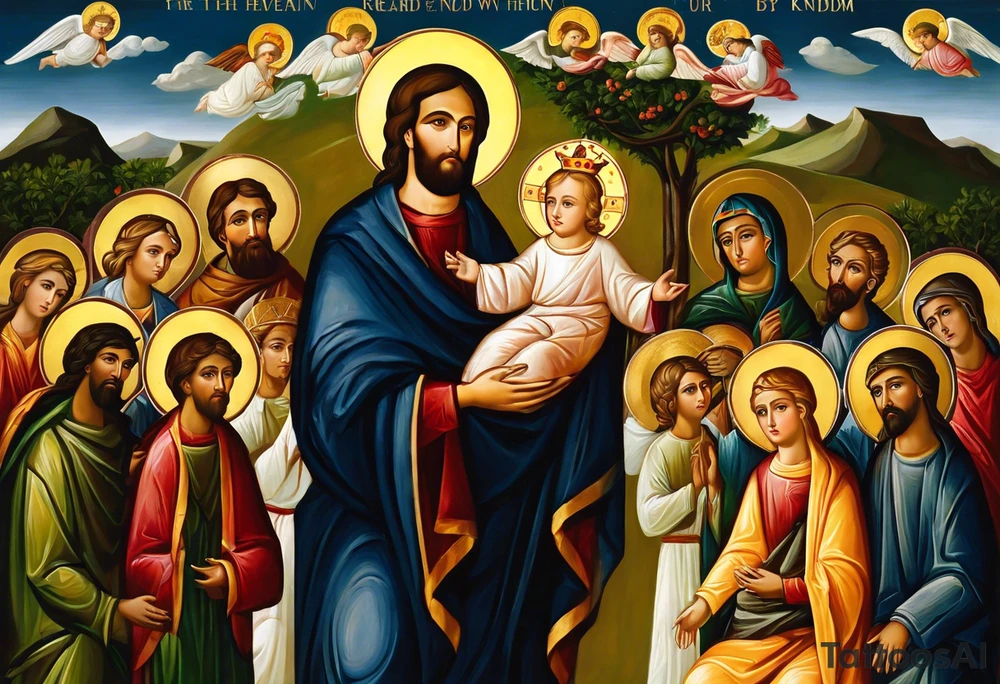 Our father who art in Heaven, hallowed by Thy name
Thy kingdom come, Thy will be done, on earth as it is in Heaven
'Give us our daily bread and forgive us our trespasses
As we forgive those who have trespassed against us
Lord, lead us not into temptation, but deliver us from evil
For Thine is the kingdom, power, and the glory forever tattoo idea