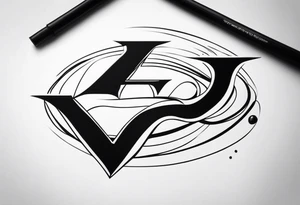a letter with wax stamp tattoo idea